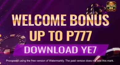 YE7 Online Casino welcome bonus 777