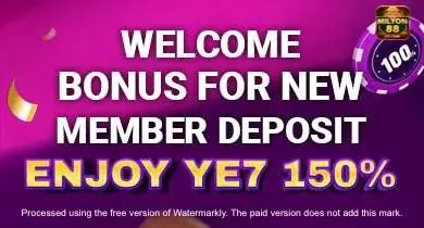 YE7 Online Casino welcome bonus