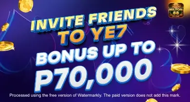 YE7 Online Casino invite friends